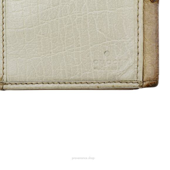🔴 Gucci Horsebit Long Wallet - Ivory Ostrich Leather - Picture 7 of 10